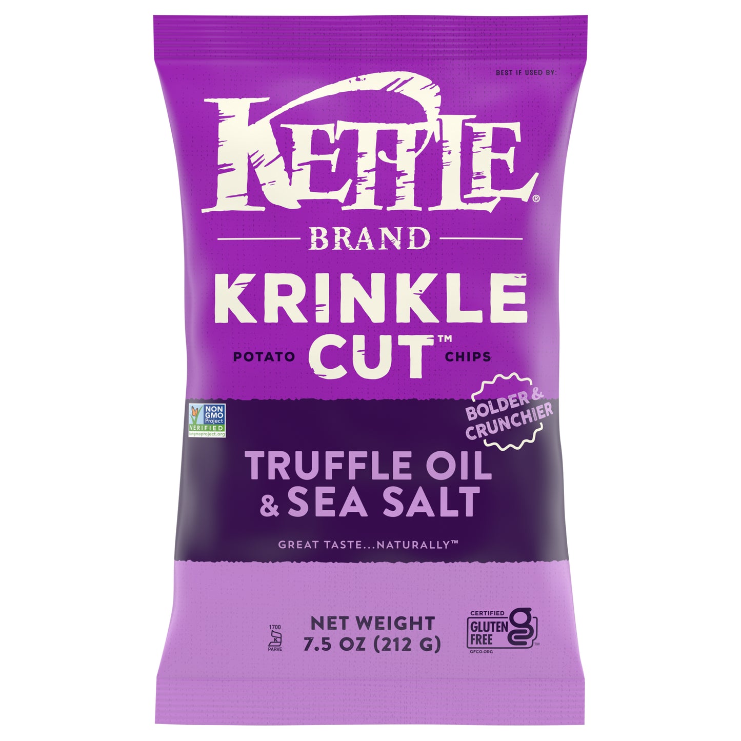 Kettle Krinkle Cut Truffle Oil & Sea Salt Potato Chips 7.5 oz