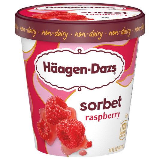 Haagen-Dazs Raspberry Sorbet, 14 fl Oz