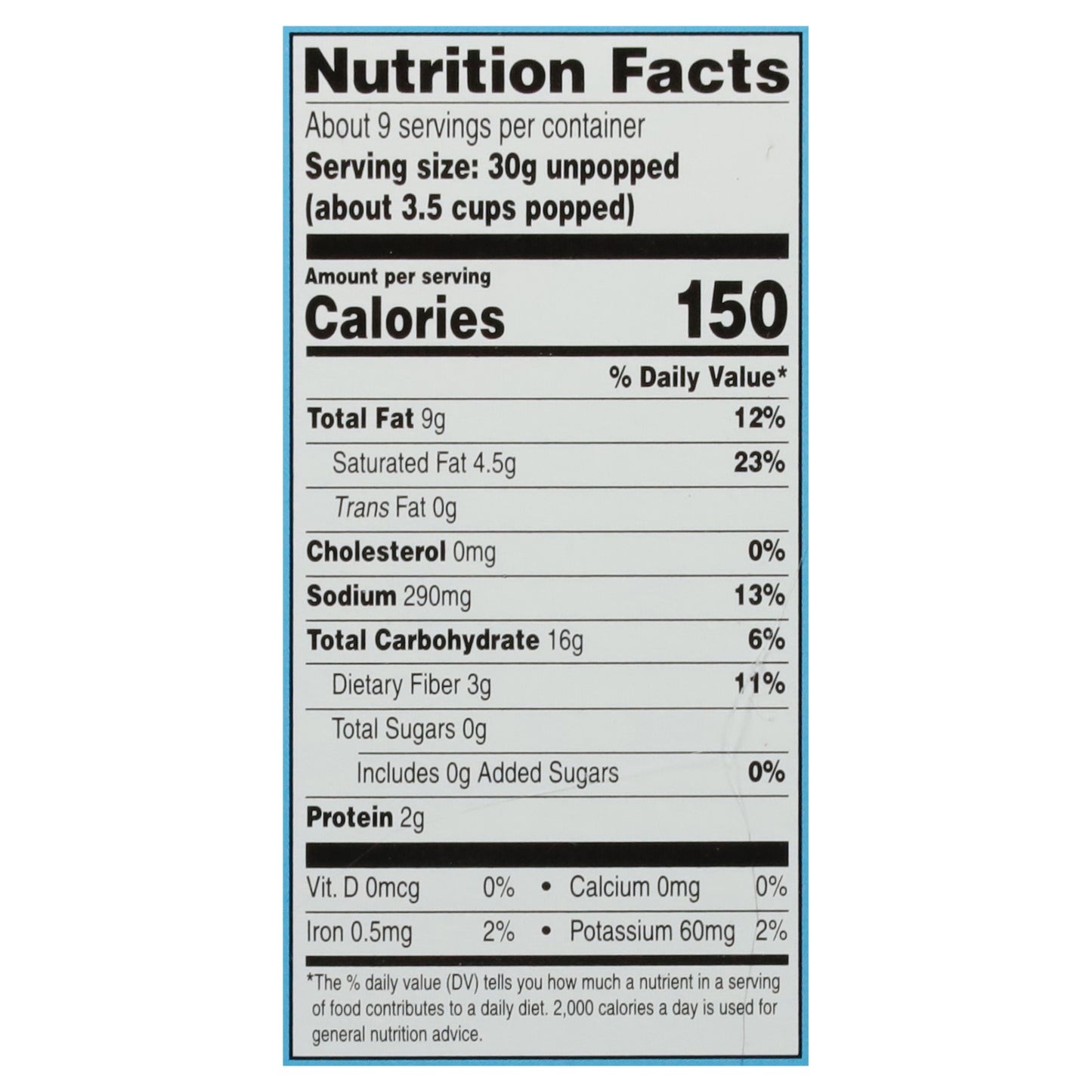 Newman's Own Sea Salt Microwave Popcorn 3 - 3.2 oz Bags