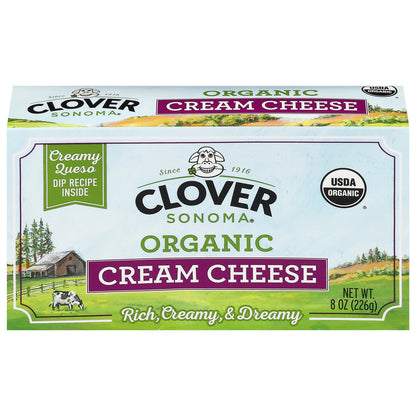 Clover Sonoma Organic Cream Cheese 8 oz