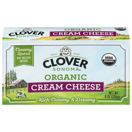 Clover Sonoma Organic Cream Cheese 8 oz