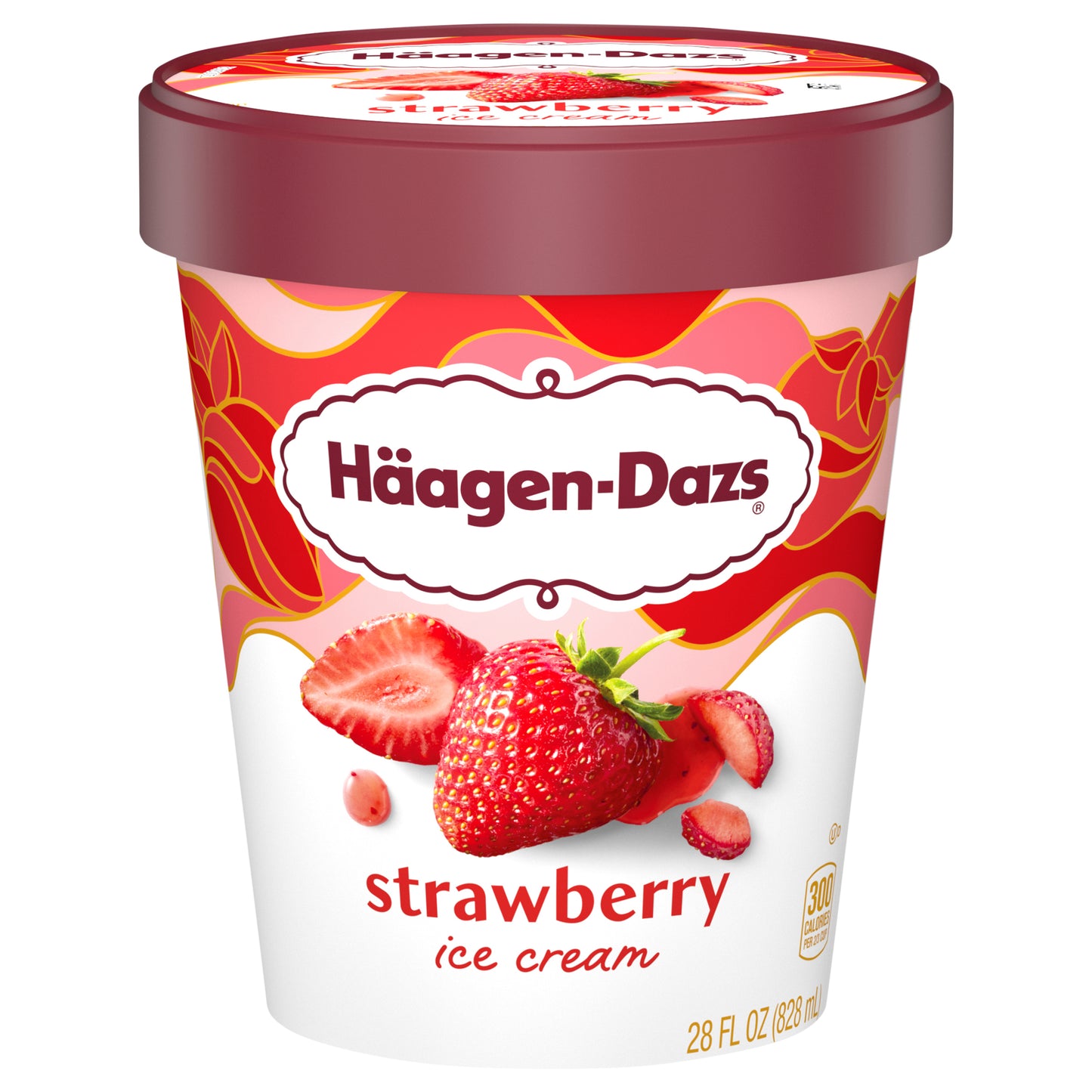 Haagen-Dazs Strawberry Ice Cream 28 fl oz