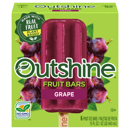 Outshine Grape Fruit Bar 6 ea