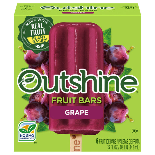 Outshine Grape Fruit Bar 6 ea