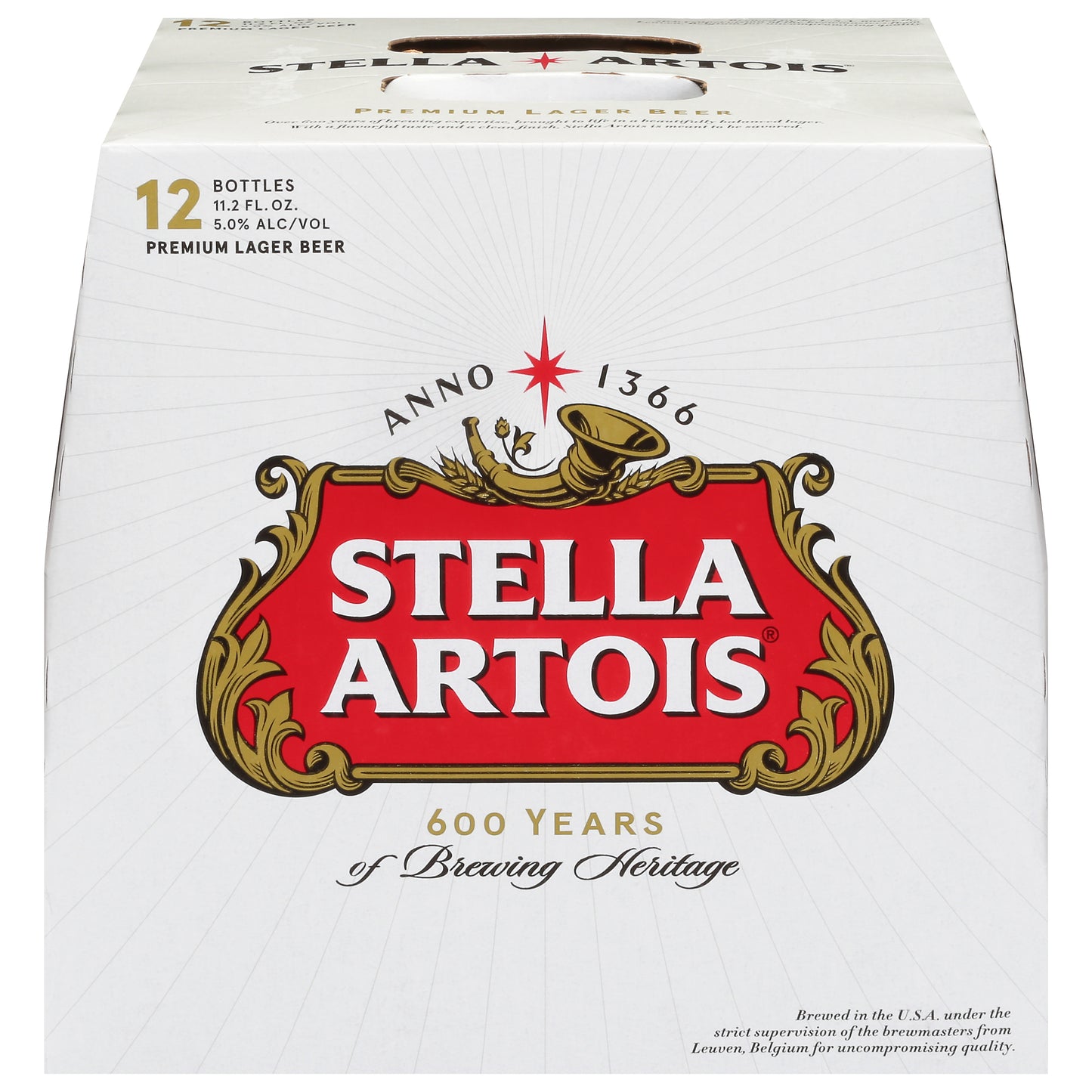 Stella Artois Premium Lager Beer 12 - 11.2 fl oz Bottles