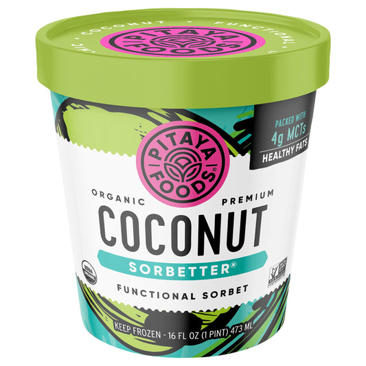 Pitaya Foods Organic Premium Sorbetter Coconut Sorbet 16 fl oz