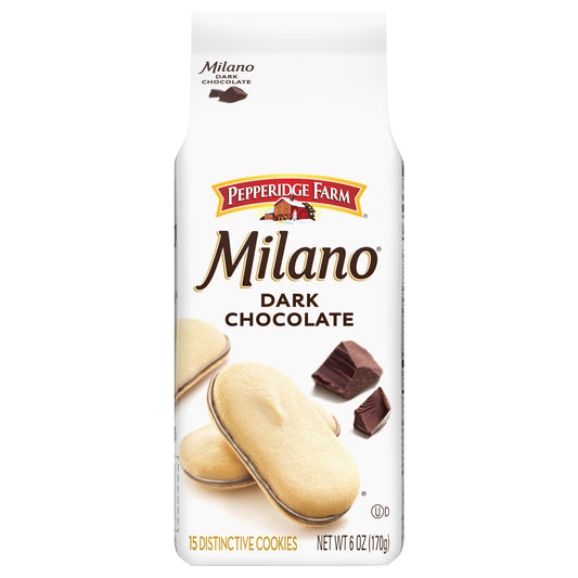 Pepperidge Farm Milano Distinctive Dark Chocolate Cookies 15 ea