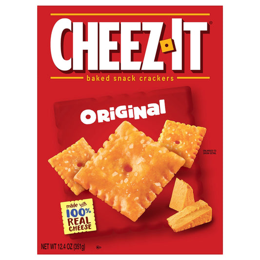 Cheez-It® Original Cheese Crackers - NET WT 12.4 0Z (351g)