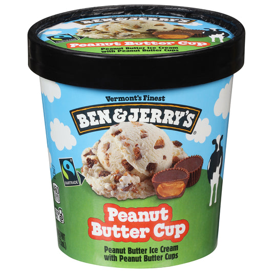 Ben & Jerry's Peanut Butter Cup Ice Cream 1 pt
