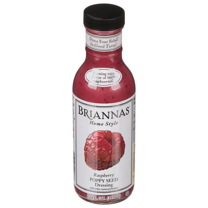 Briannas Home Style Poppy Seed Raspberry Dressing 12 fl oz