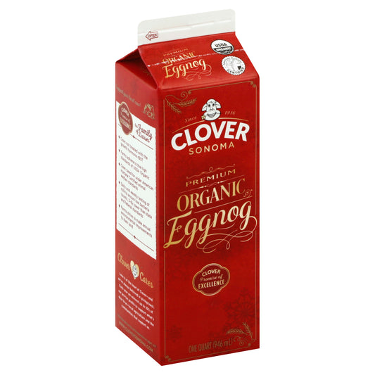 Clover Eggnog 1 qt - Organic
