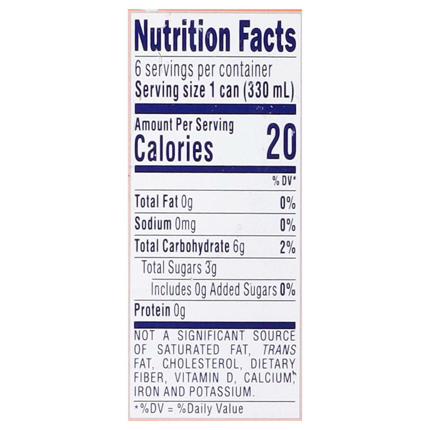 Sanpellegrino Zero Added Sugar Sparkling Peach & Clementine Beverage 6 - 11.15 fl oz Cans