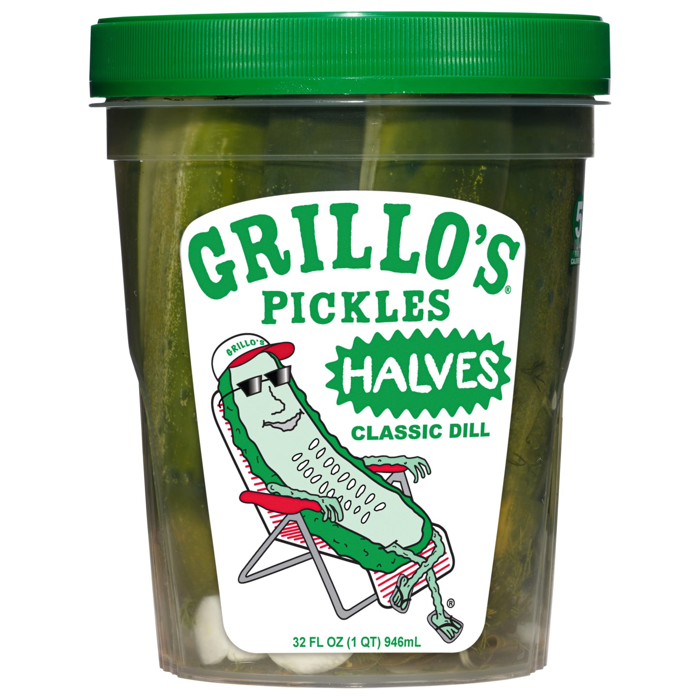 Grillo's Pickles Dill Pickle Halves - 32oz