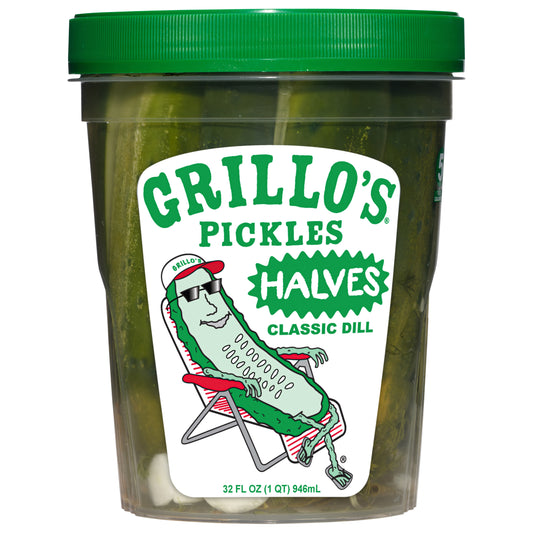 Grillo's Pickles Dill Pickle Halves - 32oz