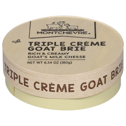 Montchevre Triple Creme Goat Brie Milk Cheese 6.34 oz