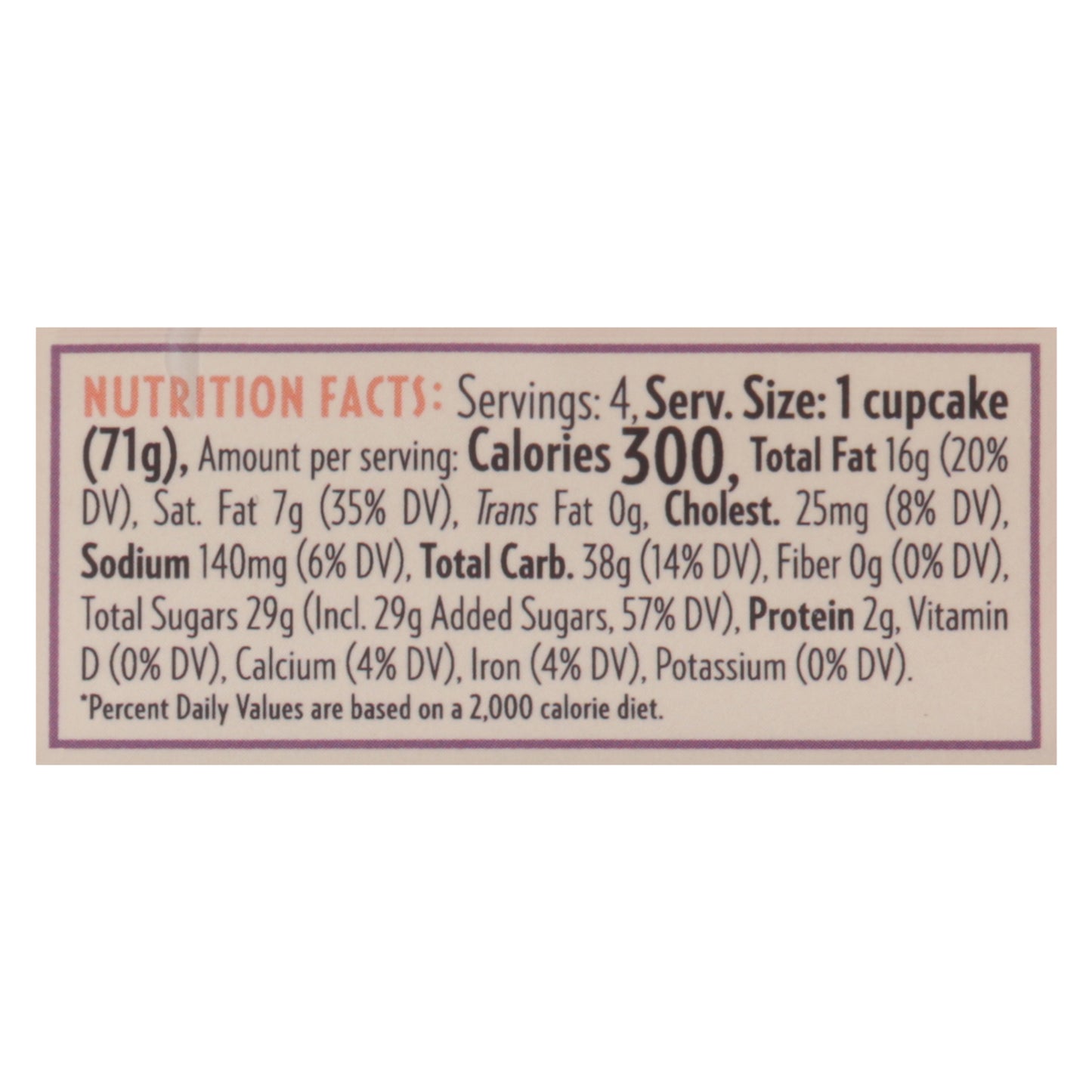 Rubicon Bakers Confetti Birthday Handcrafted Cupcakes 10 oz