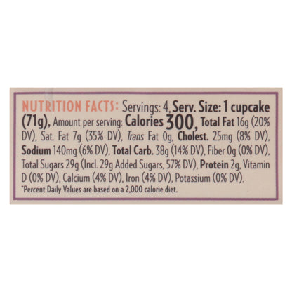 Rubicon Bakers Confetti Birthday Handcrafted Cupcakes 10 oz