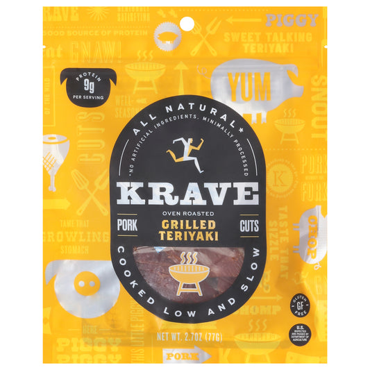 Krave Grilled Teriyaki Pork Cuts 2.7 oz