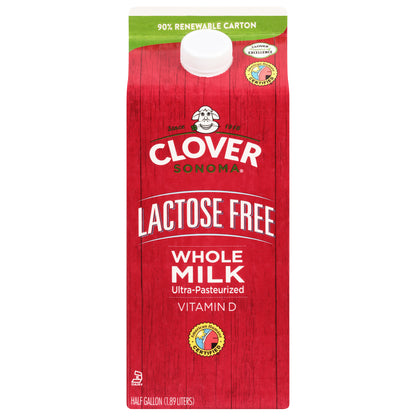 Clover Sonoma Lactose Free Whole Milk 0.5 gal
