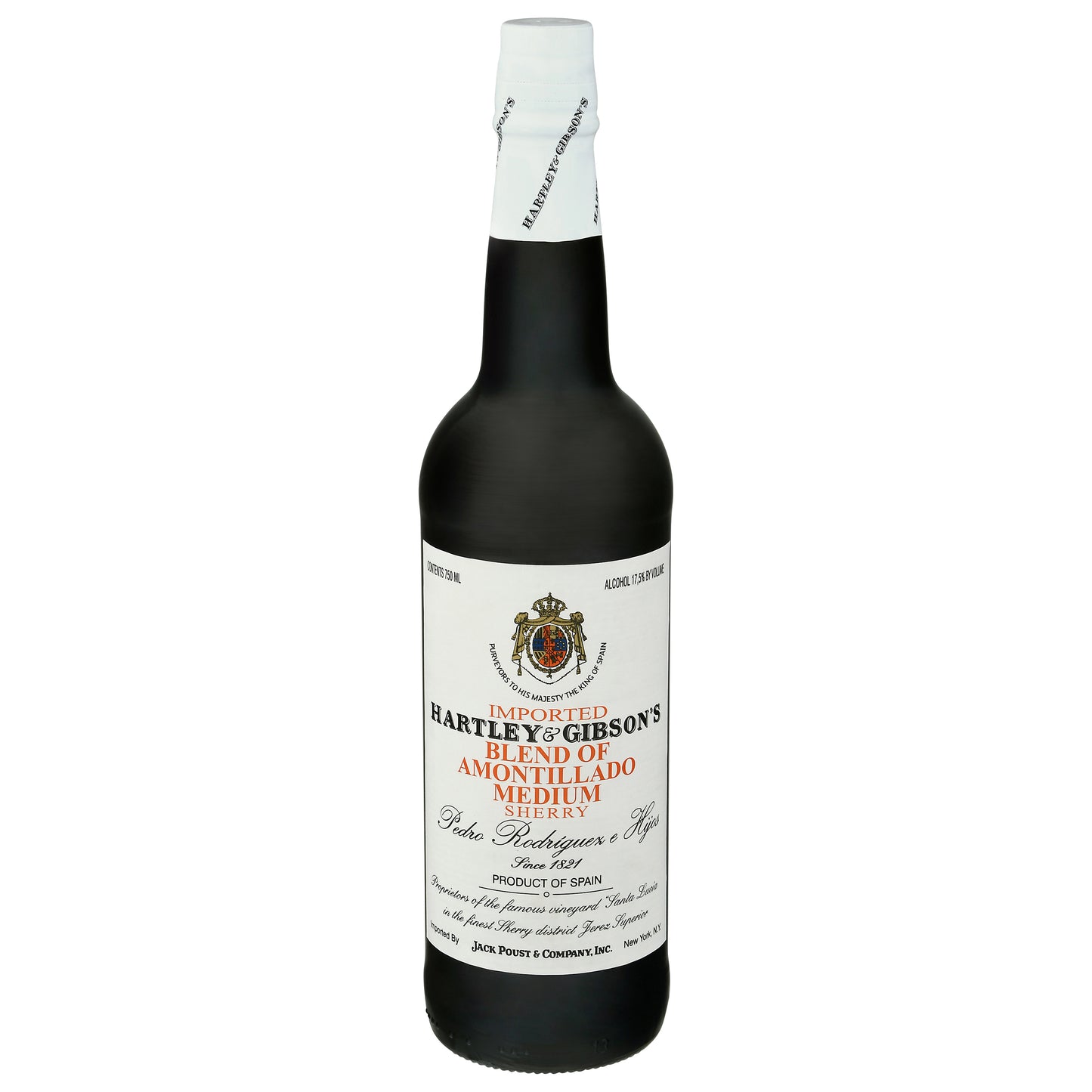 Hartley & Gibson's Amontillado Medium Sherry 750 ml