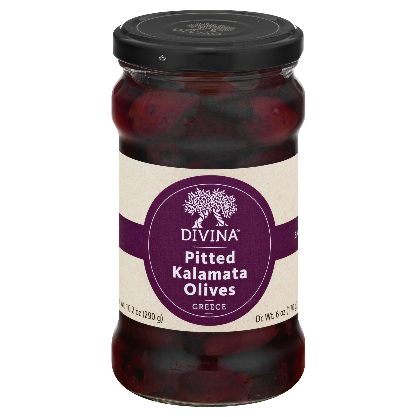 Divina Pitted Kalamata Olives 10.2 oz