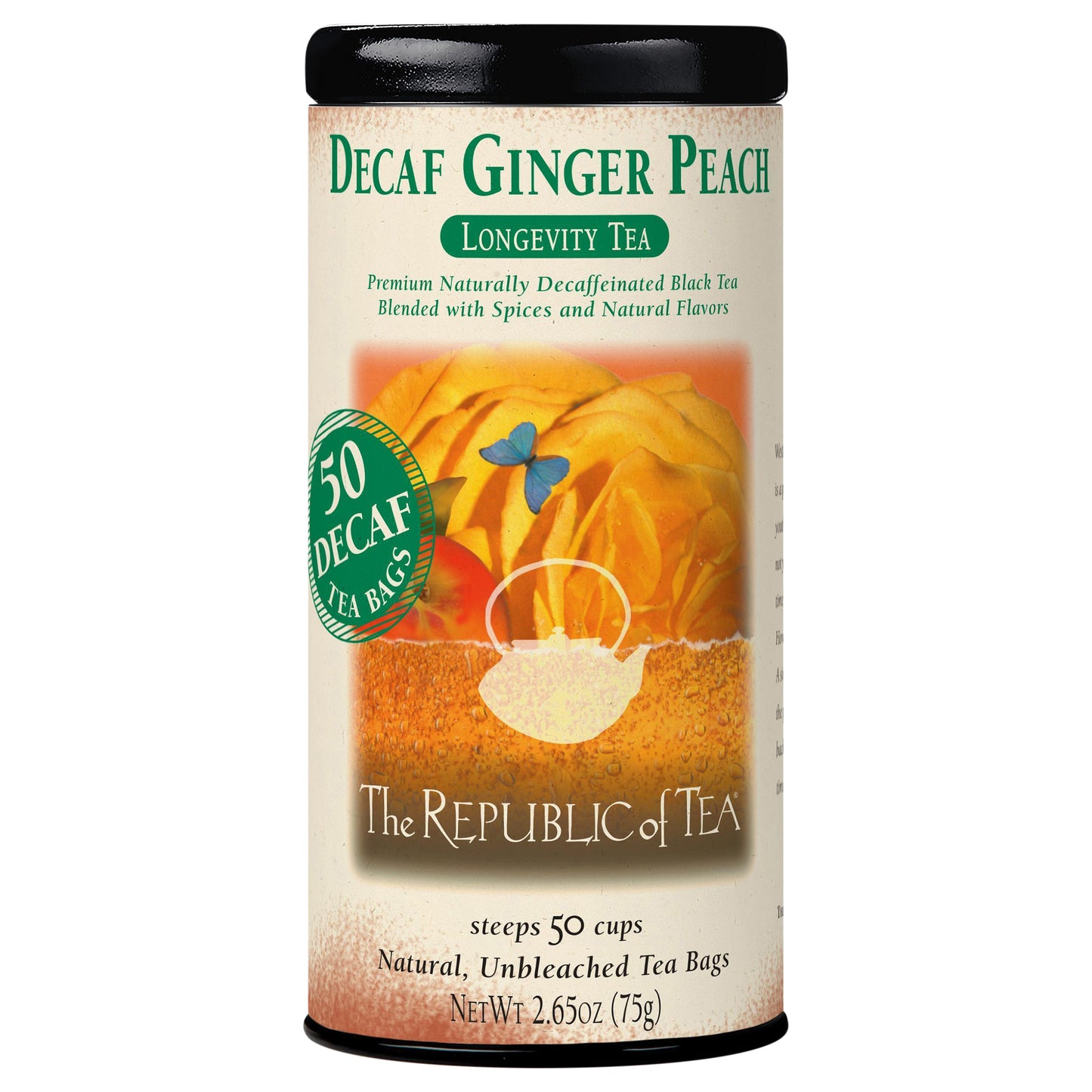 Decaf Ginger Peach Black Tea