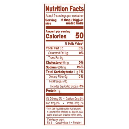Manischewitz Classic Style Matzo Ball Mix