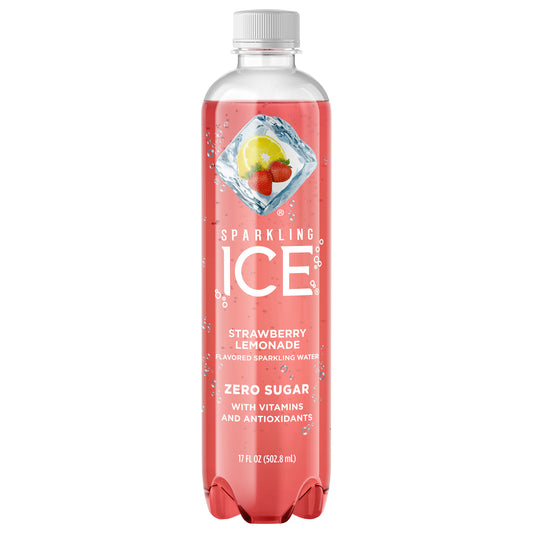 Sparkling Ice Zero Sugar Strawberry Lemonade Sparkling Water 17 fl oz