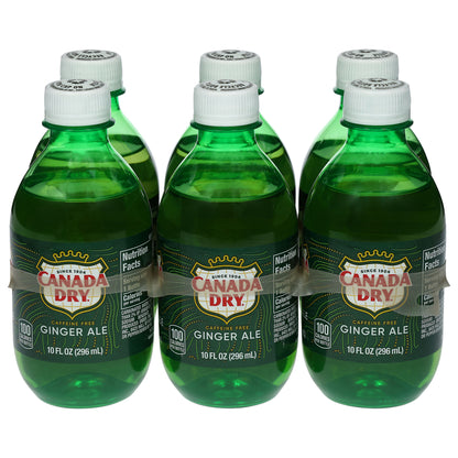 Canada Dry Caffeine Free Ginger Ale 6 - 10 fl oz Bottles