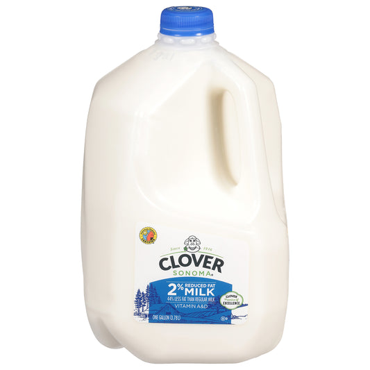 Clover Sonoma 2% Reduced Fat Milk 1 gal