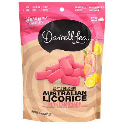 Darrell Lea Australian Pink Lemonade Licorice 7 oz