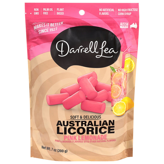 Darrell Lea Australian Pink Lemonade Licorice 7 oz