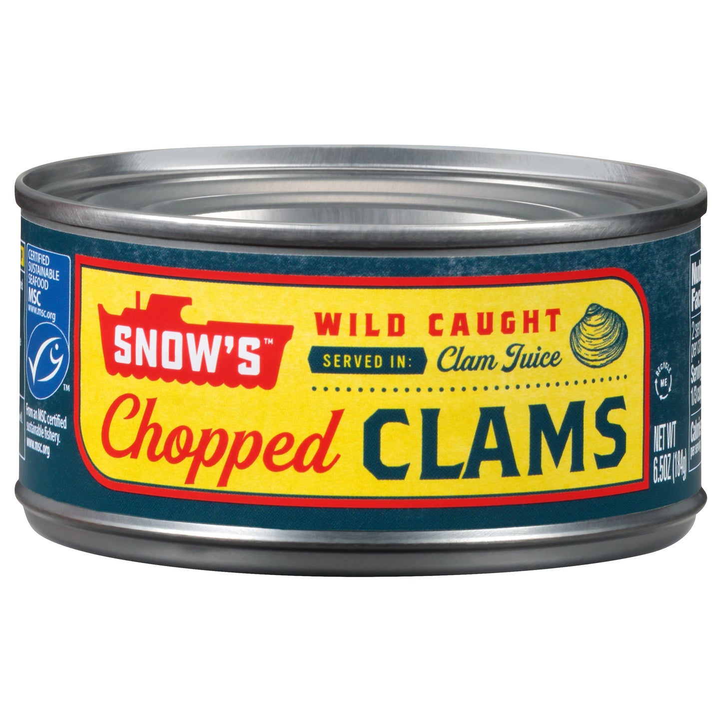 Snow's® Chopped Clams 6.5 oz. Can