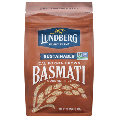 Lundberg Family Farms Sustainable California Brown Basmati Gourmet Rice 32 oz