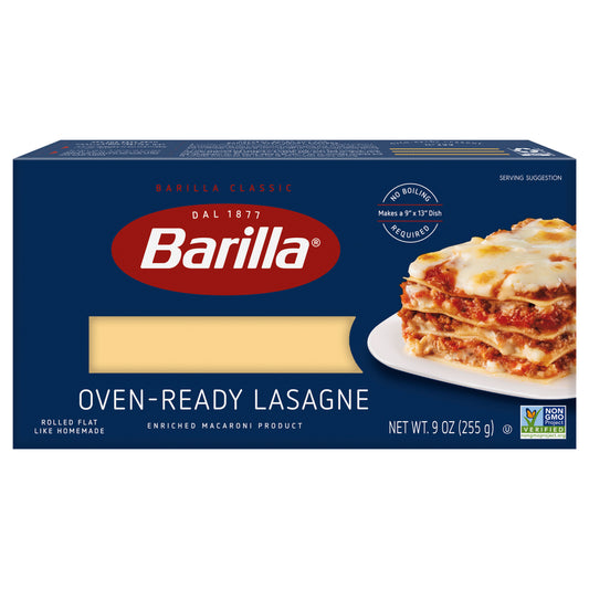 Barilla Oven-Ready Lasagne 9 oz