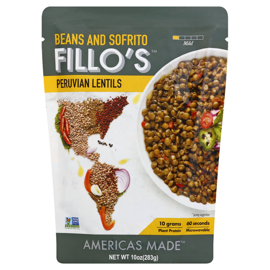 Fillos Beans and Sofrito 10 oz - Peruvian Lentils
