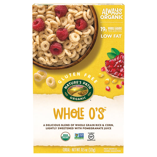 Nature's Path Organic Gluten Free Whole O's Cereal 11.5 oz Box