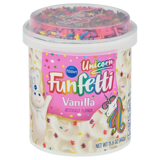 Pillsbury Funfetti Unicorn Vanilla Frosting 15.6 oz