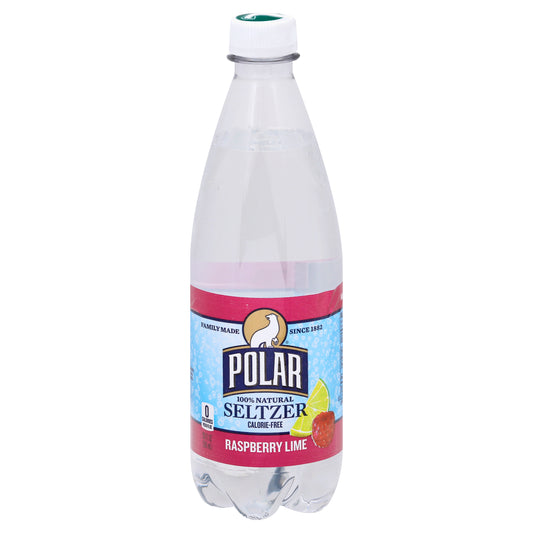 Polar 100% Natural Raspberry Lime Seltzer 20 oz