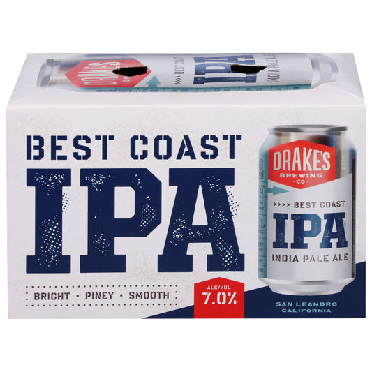 Drake's Brewing Co. IPA Best Coast Beer 6 - 12 fl oz Cans