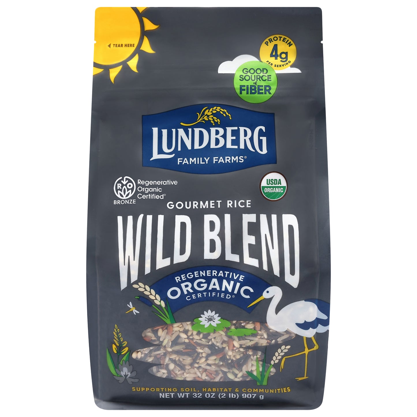 Lundberg Family Farms Organic Wild Blend Gourmet Rice 32 oz
