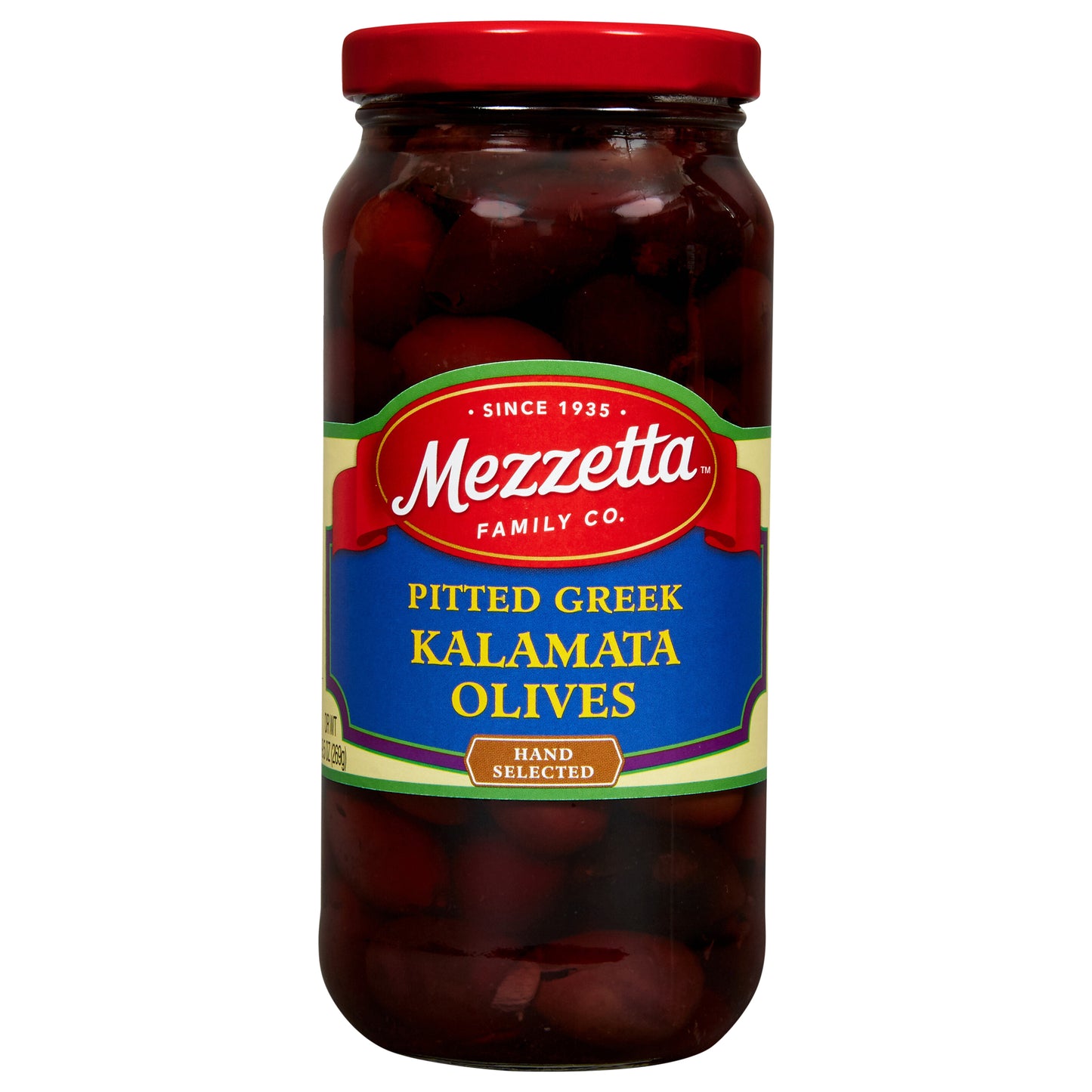 Mezzetta Pitted Greek Kalamata Olives, 9.5 oz Dr. Wt.