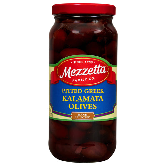 Mezzetta Pitted Greek Kalamata Olives, 9.5 oz Dr. Wt.