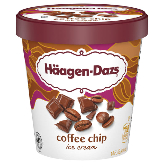 Haagen-Dazs Coffee Chip Ice Cream 14 fl oz