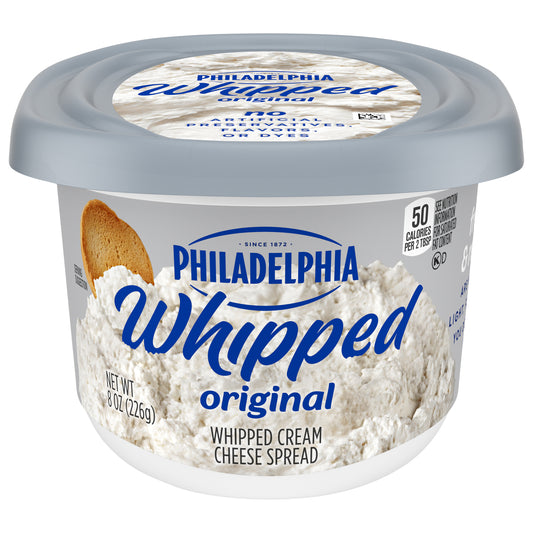 Philadelphia Whipped Original Cream Cheese Cup (41648-00001 - C3434169) 8 oz (226g) English