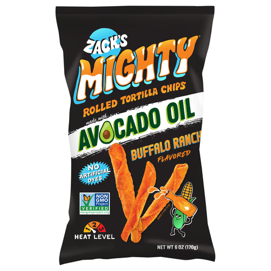 Avocado Oil Rolled Tortilla Chips - Buffalo Ranch
