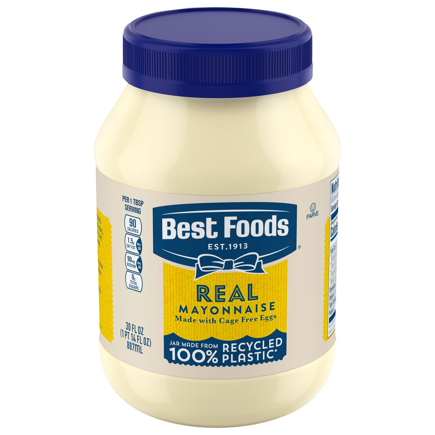 Best Foods Real Mayonnaise Mayo Jar, 30 oz