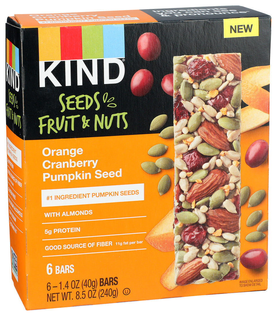Kind, Orange Cranberry Core Bars, 1.4 Oz