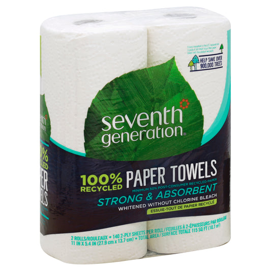 Seventh Generation Paper Towels 2 ea