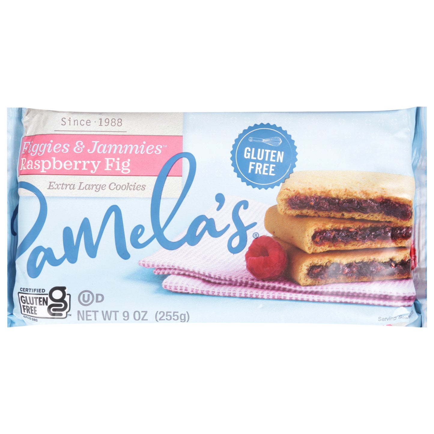 Pamela's Figgies & Jammies Raspberry Fig Cookies Extra Large 9 oz
